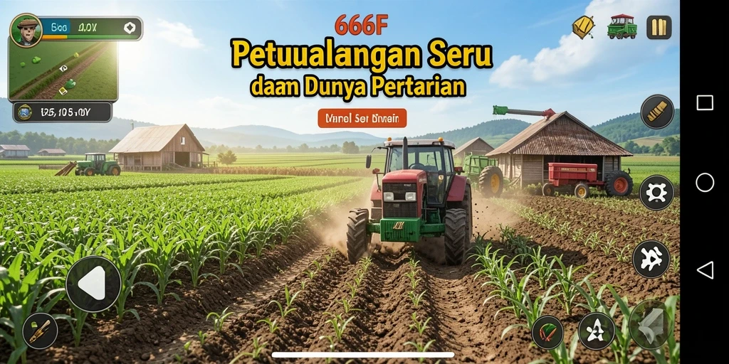 Tampilan gameplay <strong>666F</strong> yang menawan dalam dunia pertanian.