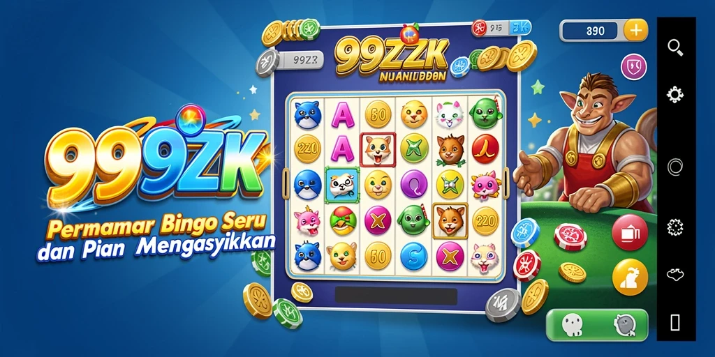 Screenshot gameplay 999ZK menampilkan keseruan bermain Bingo di berbagai mode.