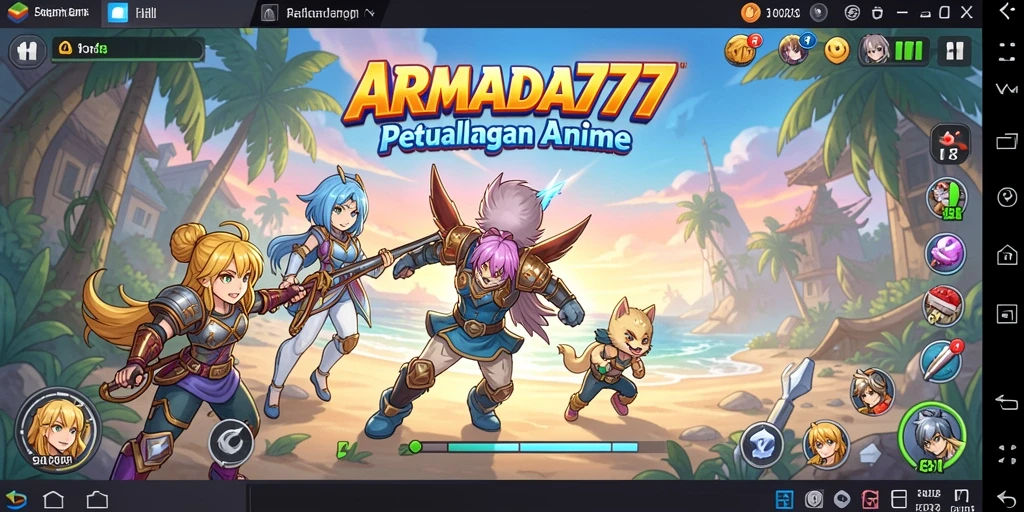 Gameplay seru dengan karakter anime yang menarik.