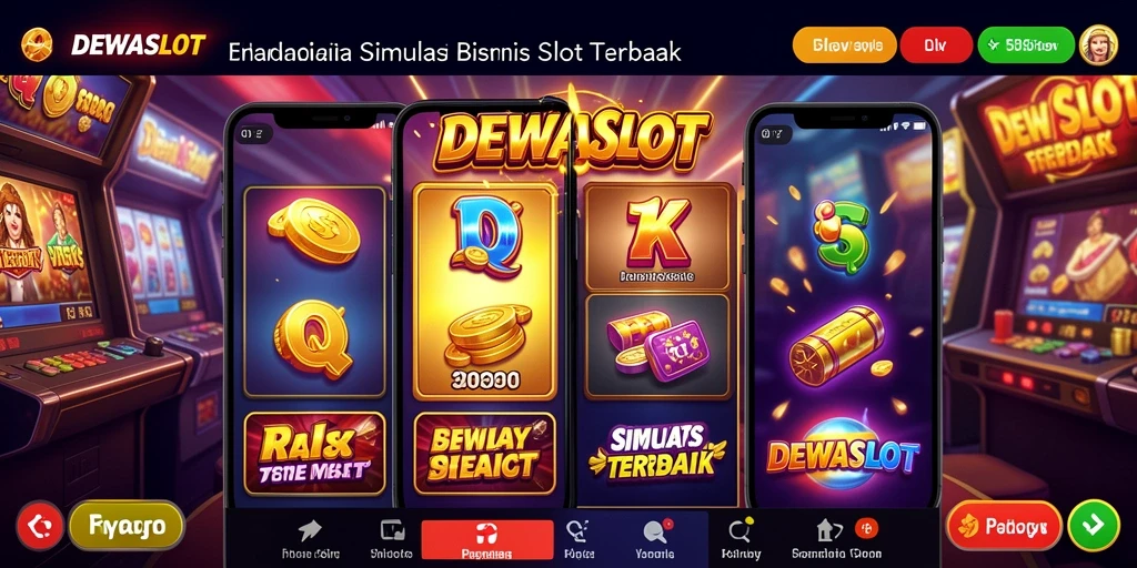 Tampilan menarik dari gameplay DEWASLOT yang menampilkan mesin slot yang mengasyikkan.