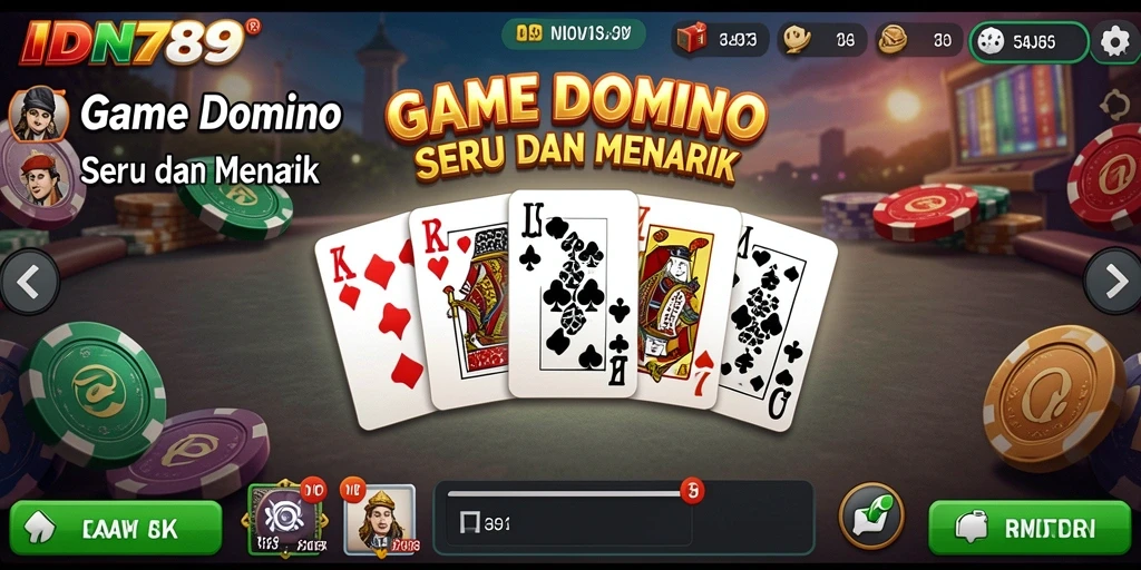 Tampilan gameplay menegangkan dalam IDN789 yang seru.
