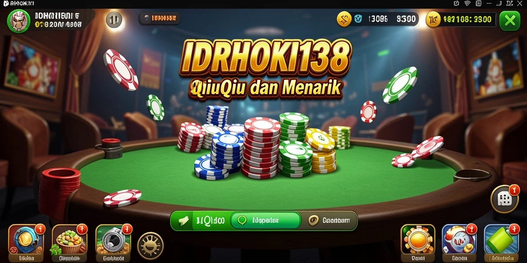 Gameplay QiuQiu yang seru dan menantang di IDRHOKI138.