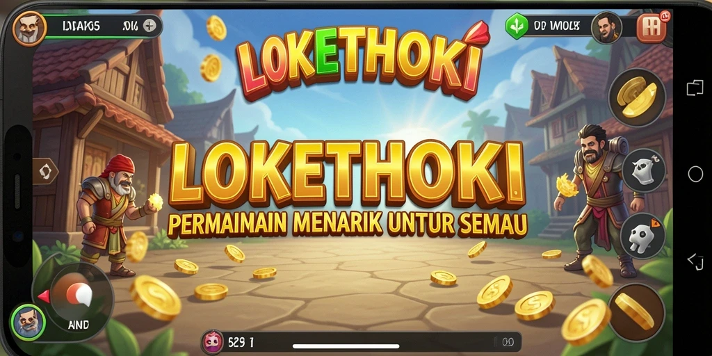 Gameplay seru LOKETHOKI dengan karakter menarik.