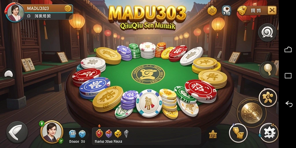 Tampilan gameplay QiuQiu yang mendebarkan dari MADU303.