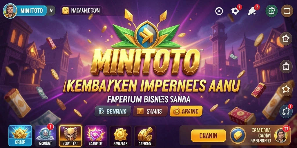 Tangkapan layar gameplay MINITOTO yang menampilkan operasi bisnis yang dinamis.
