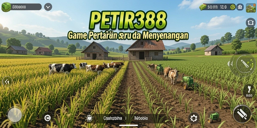 Tampilan gameplay seru di dunia pertanian PETIR388.