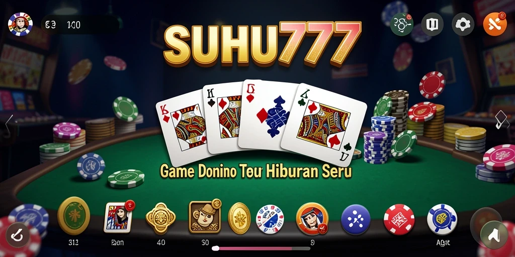 Tampilan gameplay seru dalam SUHU777 memperlihatkan aksi domino.