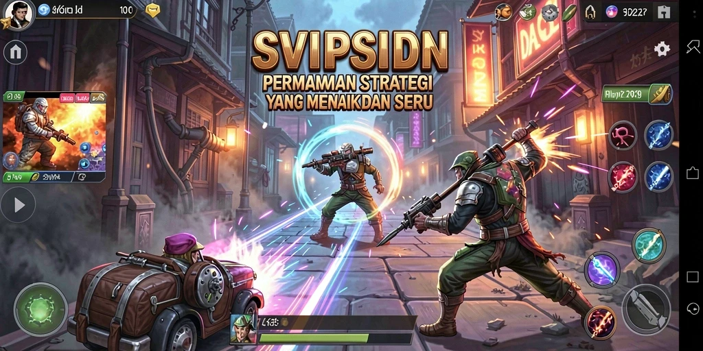 Tampilan gameplay menarik dalam SVIPSIDN yang penuh strategi.