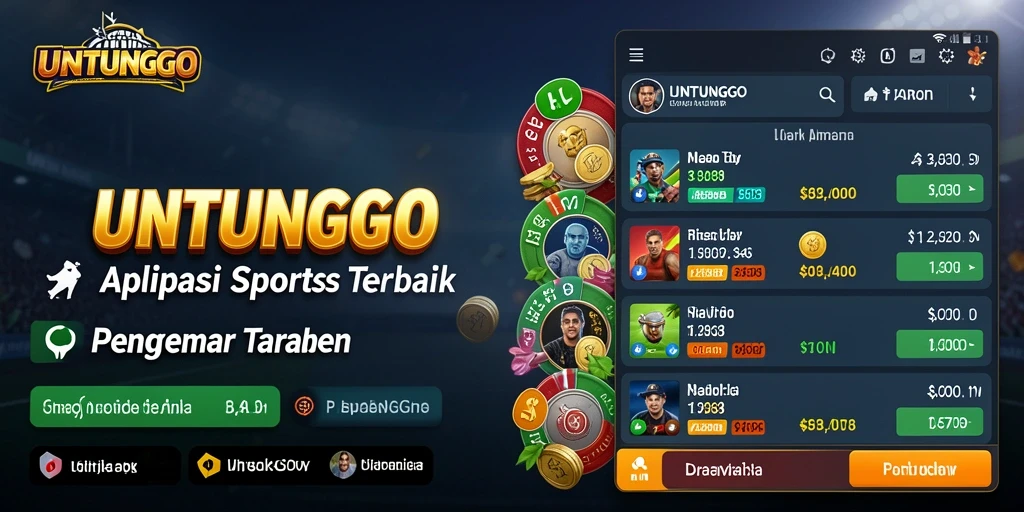 Tampilan screenshot UNTUNGGO dengan fitur taruhan yang spektakuler.