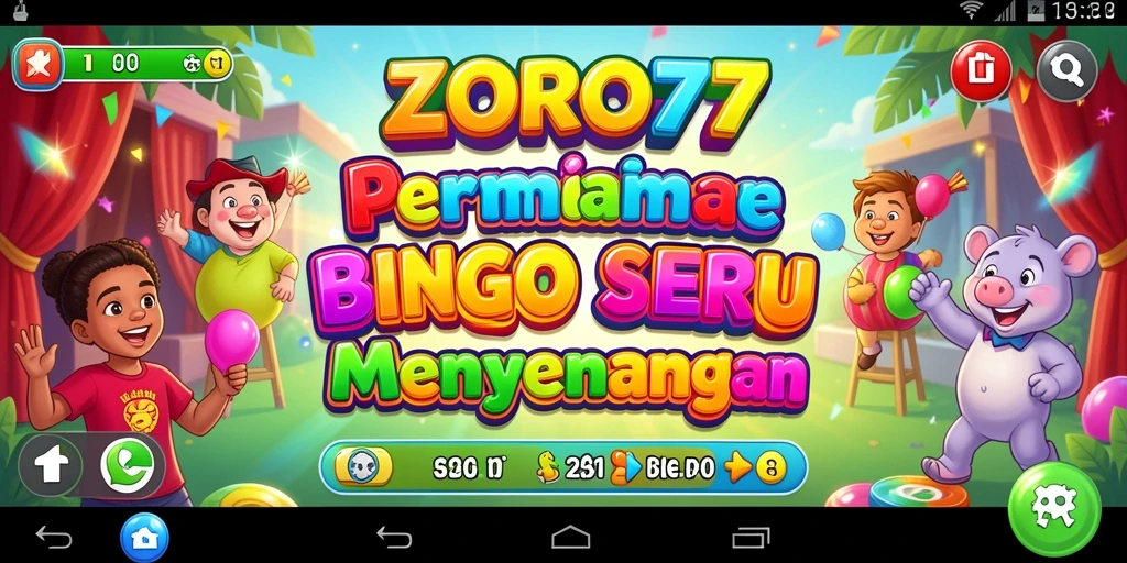 Screenshot gameplay ZORO77 menampilkan keseruan dan interaksi pemain.